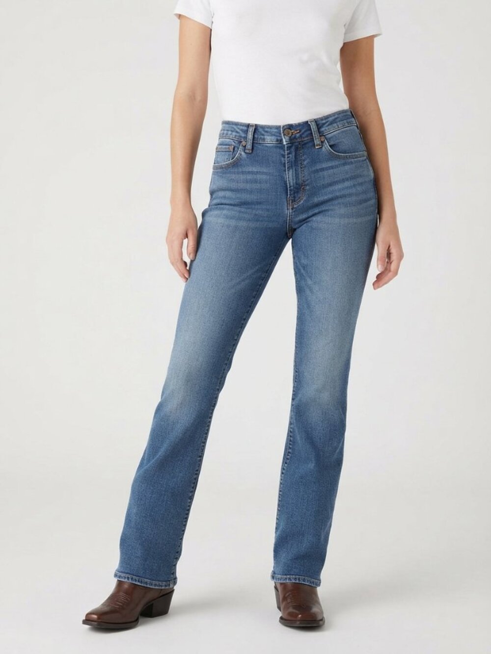 Wrangler Retro Mae Bootcut Jeans Women Med Wash Size 7/29 NWT